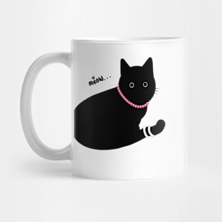 Cute black cat Mug